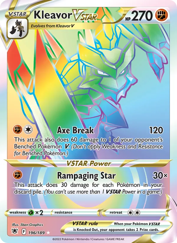 Kleavor VSTAR, Astral Radiance 196/189