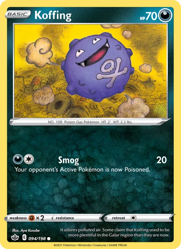 Koffing, Chilling Reign 094/198