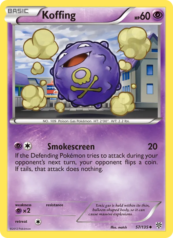 Koffing, Plasma Storm 057/135