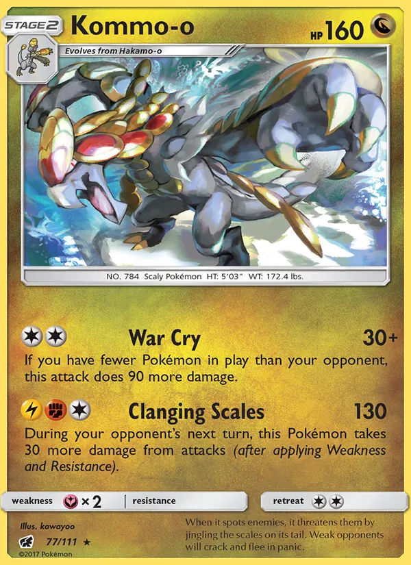 Kommo-o, Crimson Invasion 077/111
