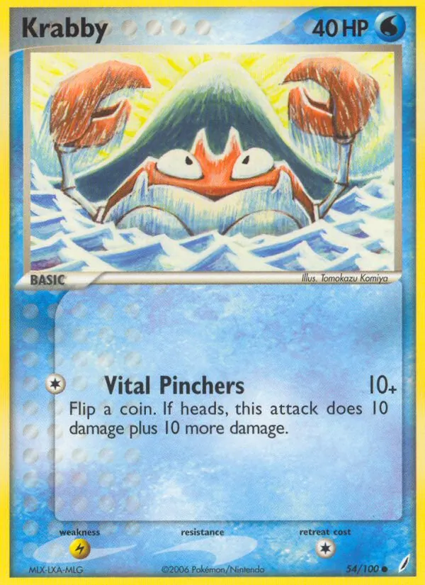 Krabby, Crystal Guardians 054/100