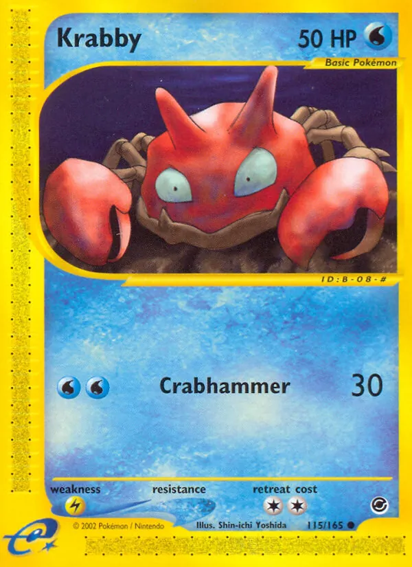 Krabby, Expedition Base Set 115/165