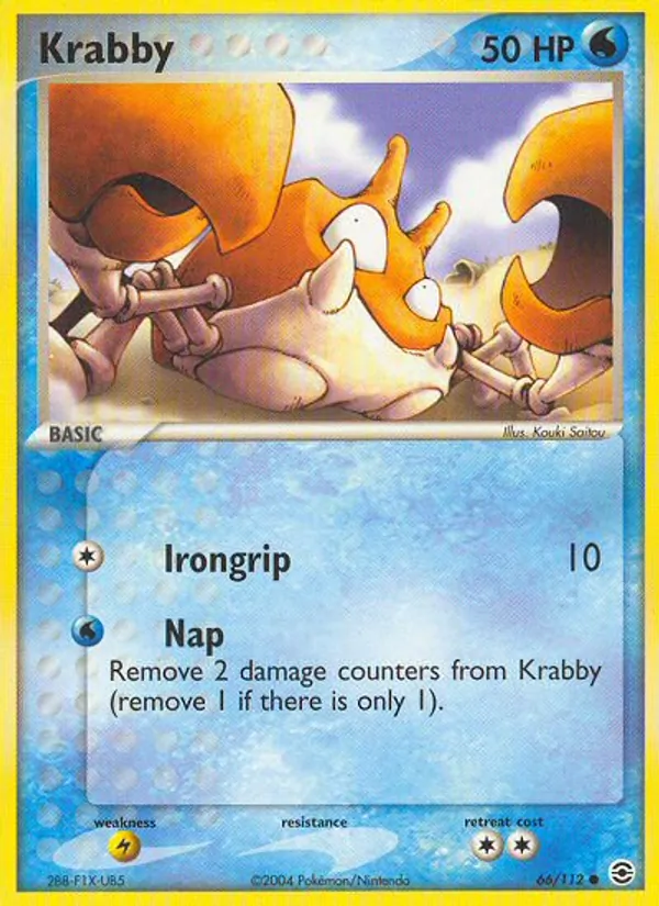 Krabby, FireRed & LeafGreen 066/112