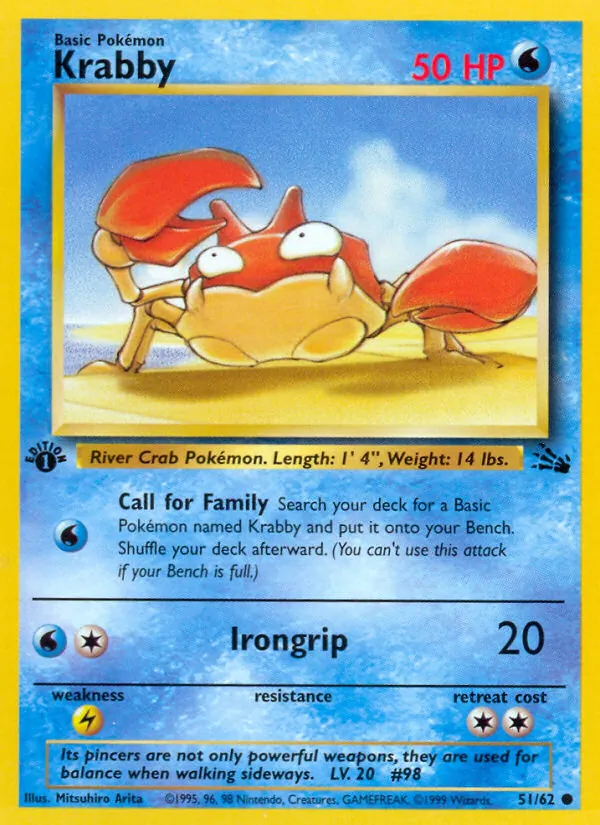 Krabby, Fossil 051/062