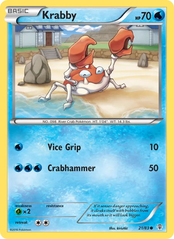 Krabby, Generations 021/083