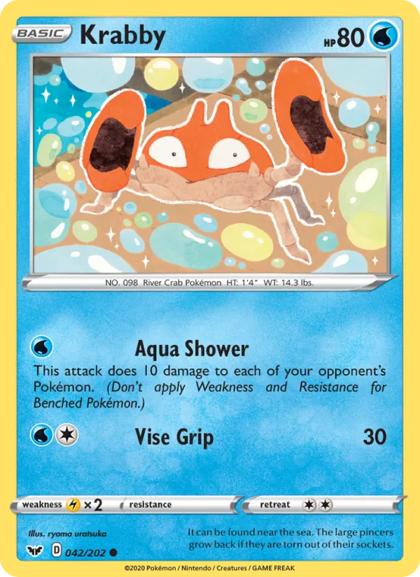 Krabby, Sword & Shield 042/202