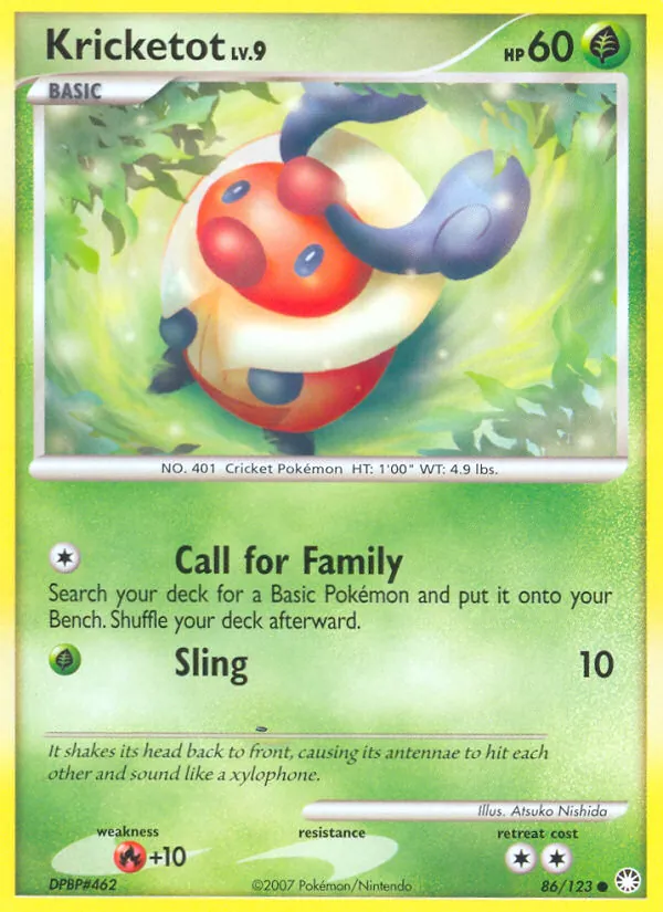 Kricketot, Mysterious Treasures 086/123