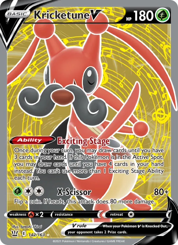 Kricketune V, Battle Styles 142/163