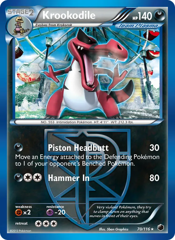 Krookodile, Plasma Freeze 070/116
