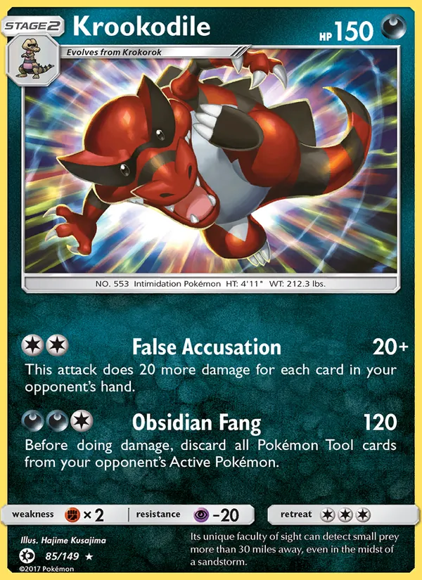 Krookodile, Sun & Moon 085/149