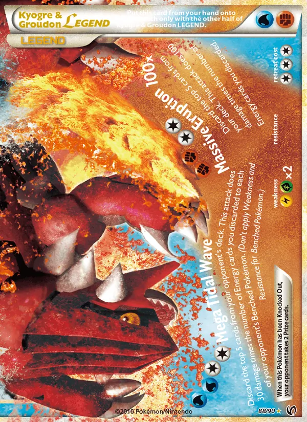 Kyogre & Groudon LEGEND, Undaunted 088/090