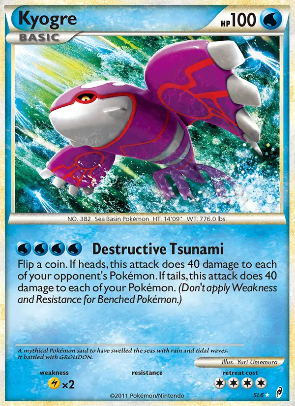 Kyogre, Call of Legends SL6/95
