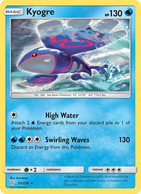 Kyogre, Cosmic Eclipse 053/236