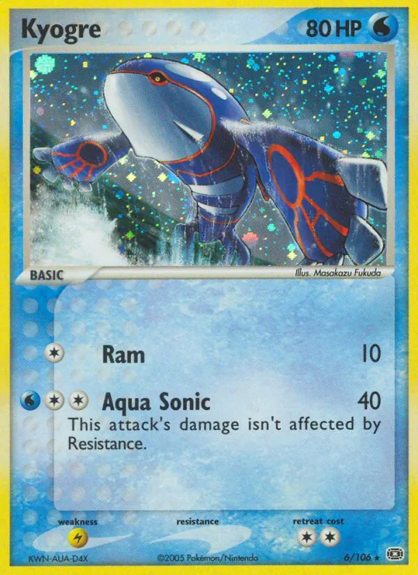 Kyogre, Emerald 006/106