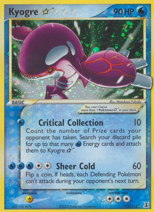 Kyogre Star, Delta Species 112/113