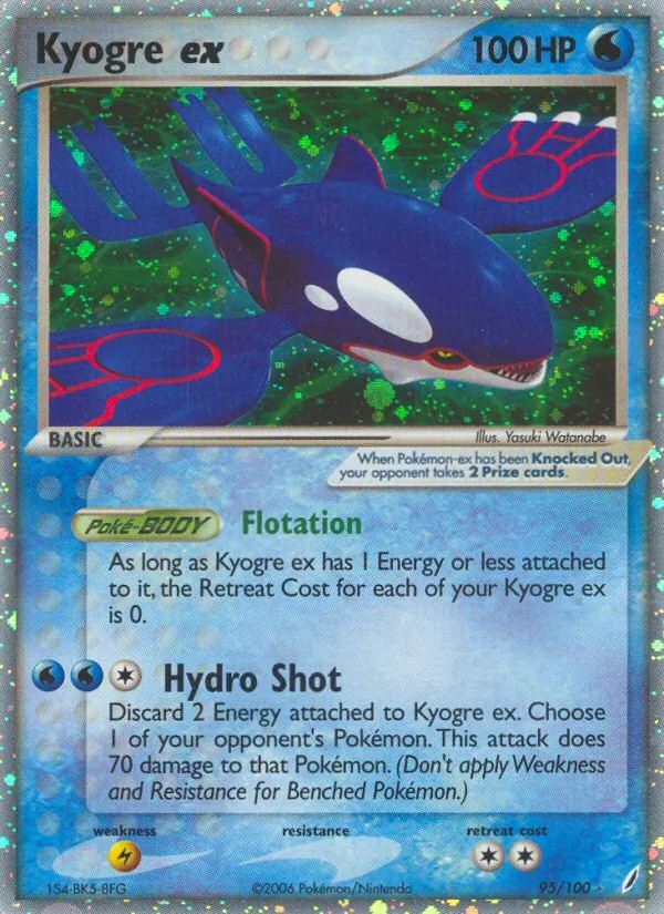 Kyogre EX, Crystal Guardians 095/100