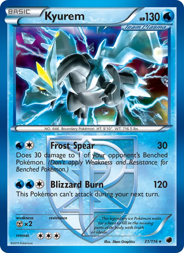 Kyurem, Plasma Freeze 031/116