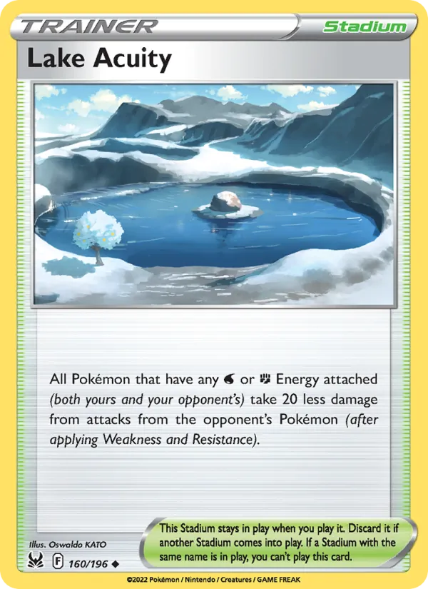 Lake Acuity, Lost Origin 160/196