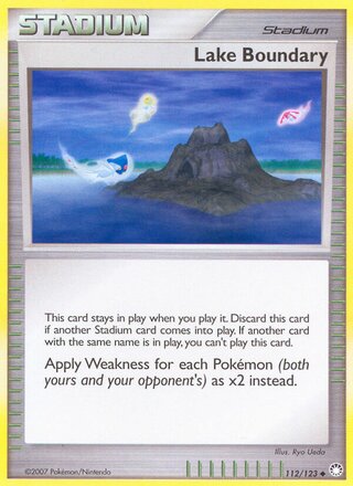 Lake Boundary, WC Deck 2008 (Psychic Lock) 112/123