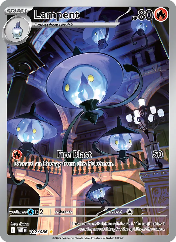 Lampent, White Flare 102/086