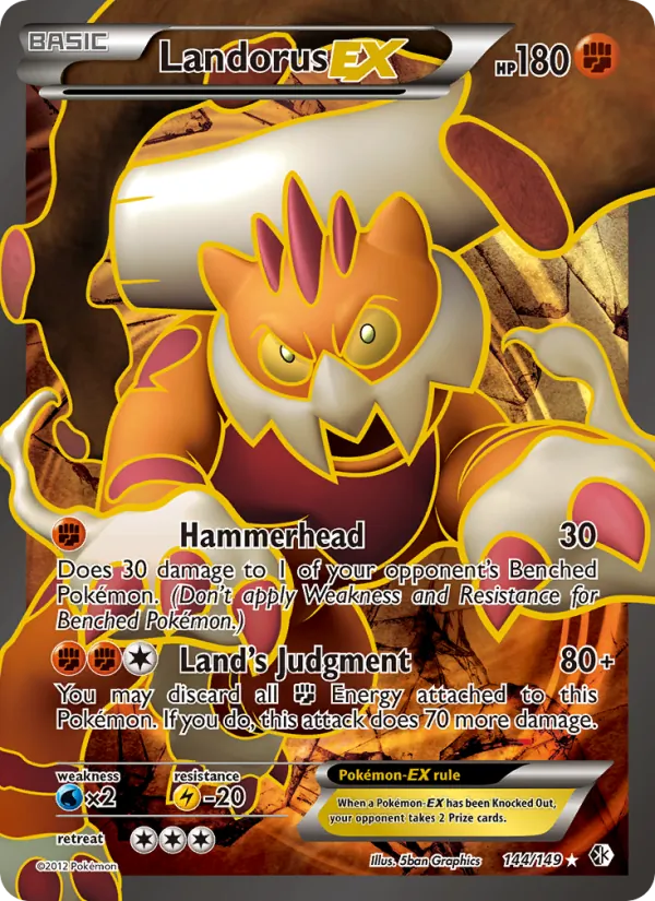 Landorus-EX, Boundaries Crossed 144/149