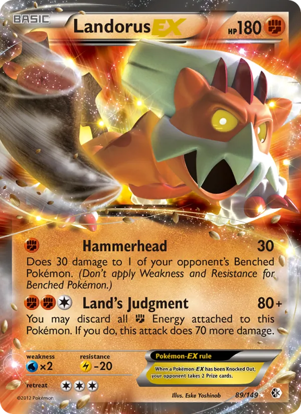 Landorus-EX, Boundaries Crossed 089/149