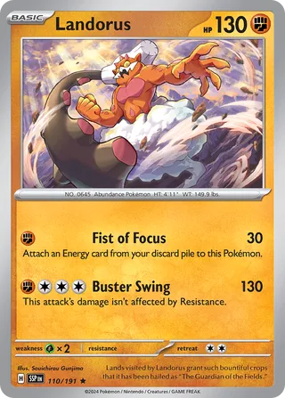 Landorus, Surging Sparks 110/191