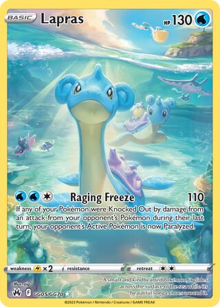 Lapras, Crown Zenith Galarian Gallery GG05/70