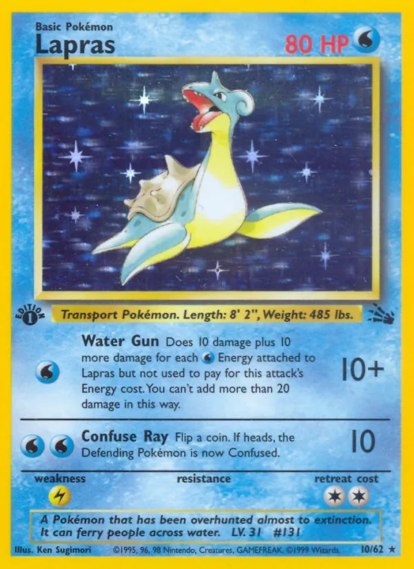 Lapras, Fossil 010/062