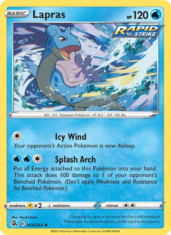 Lapras, Fusion Strike 054/264