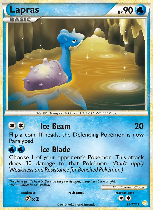 Lapras, HeartGold & SoulSilver 024/123