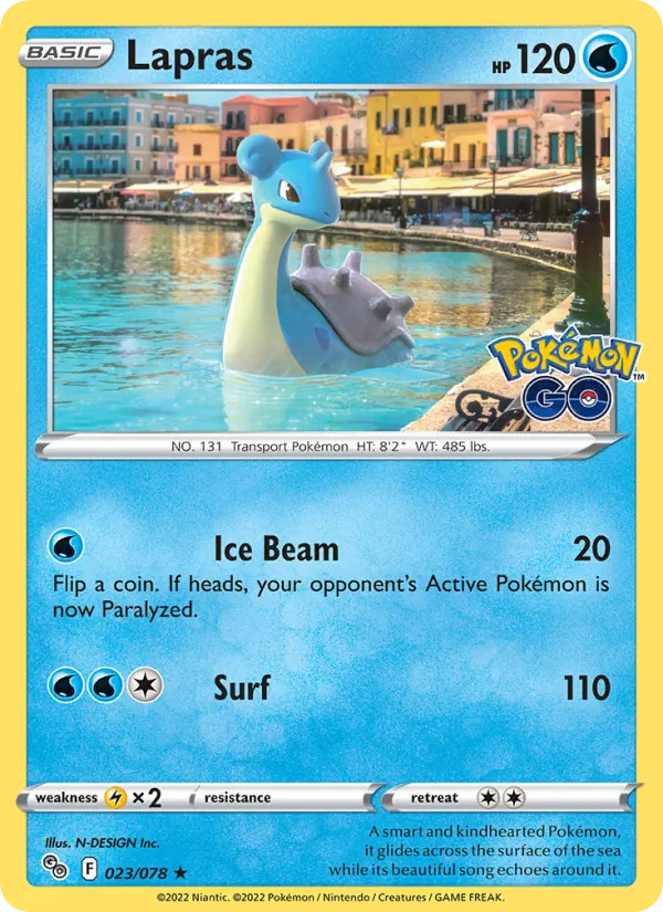 Lapras, Pokémon GO 023/078