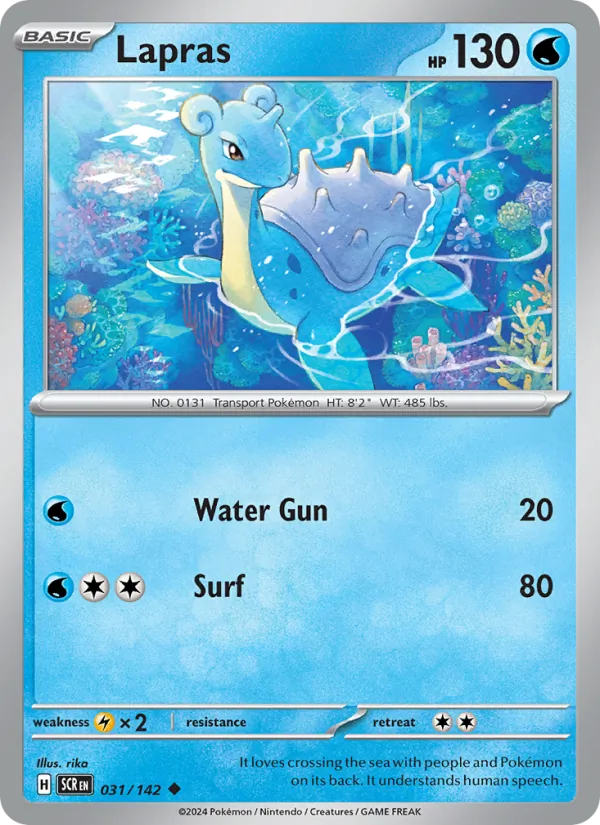 Lapras, Stellar Crown 031/142