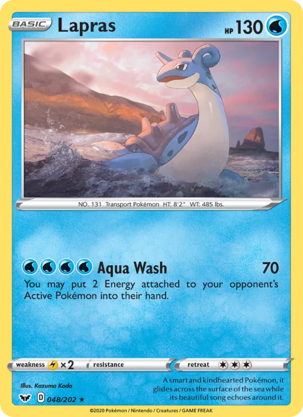 Lapras, Sword & Shield 048/202