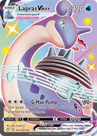 Lapras VMAX, Shining Fates SV111/SV122