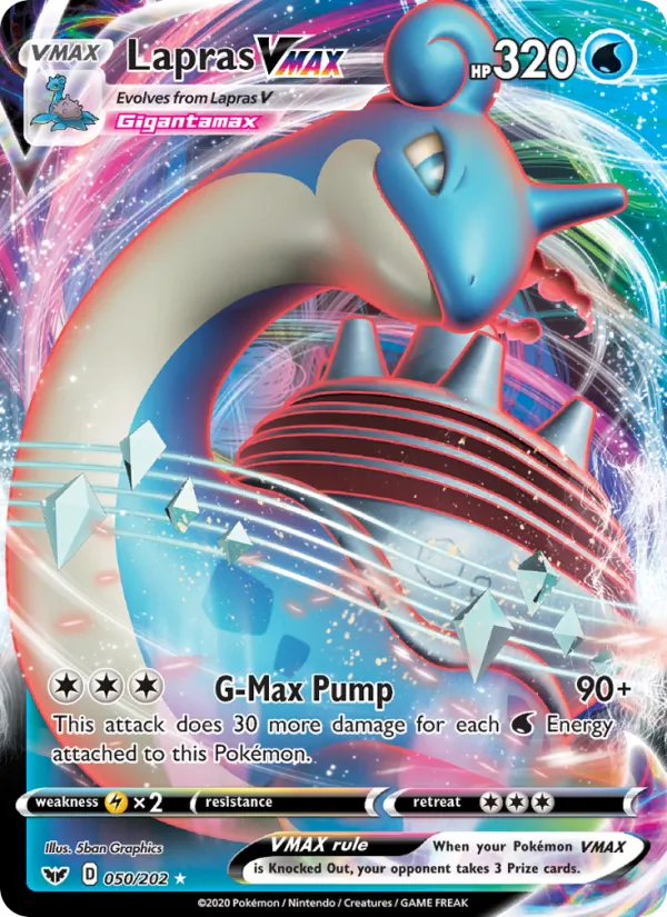 Lapras VMAX, Sword & Shield 050/202