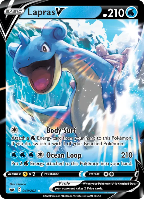 Lapras V, Sword & Shield 049/202