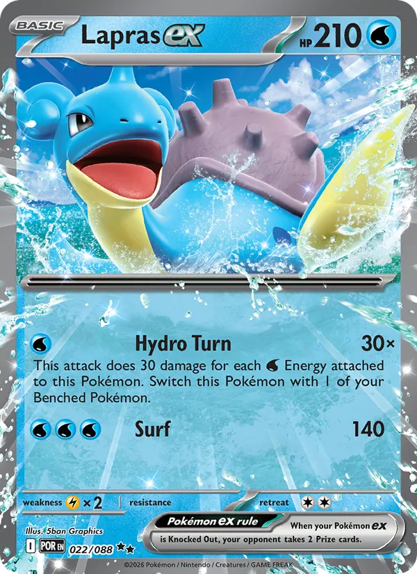 Lapras EX, Perfect Order 022/088