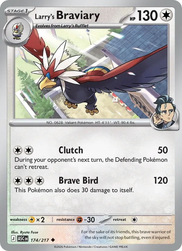 Larry's Braviary, Ascended Heroes 174/217