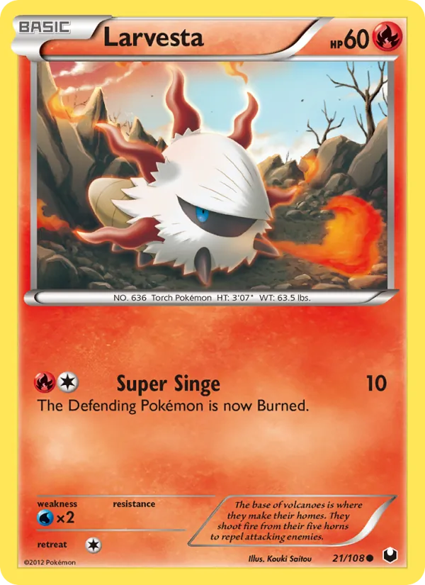 Larvesta, Dark Explorers 021/108
