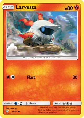Larvesta, Shining Legends 012/073