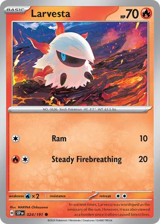 Larvesta, Surging Sparks 024/191