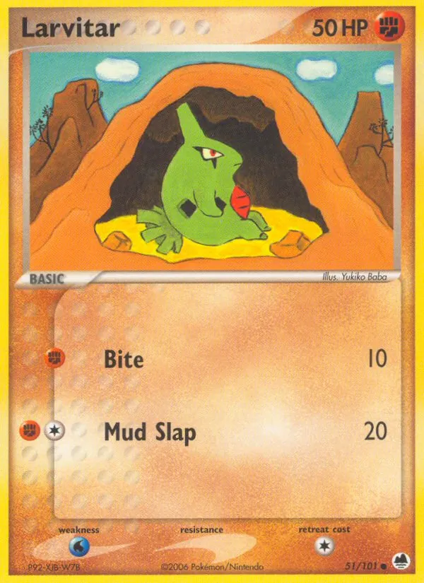 Larvitar, Dragon Frontiers 051/101