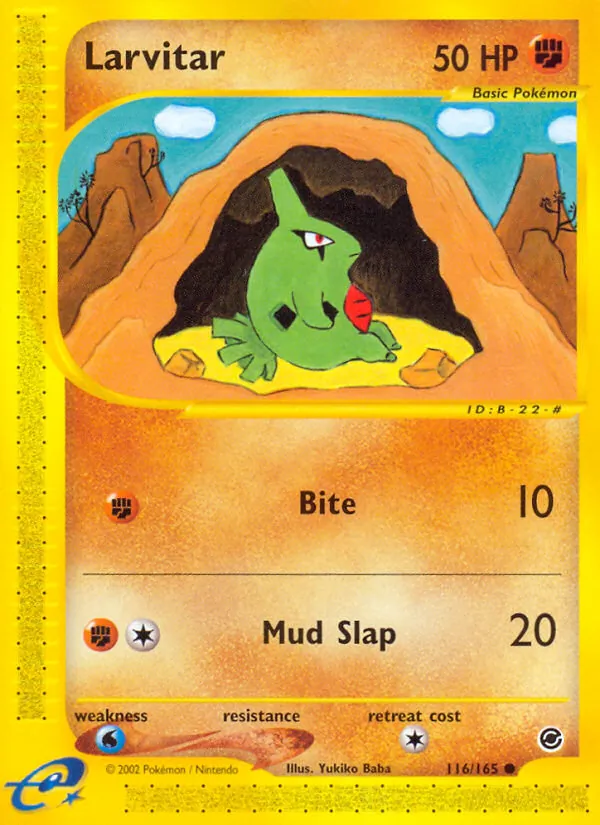 Larvitar, Expedition Base Set 116/165