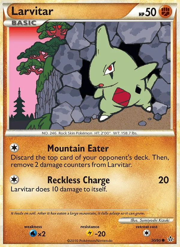 Larvitar, Unleashed 050/095