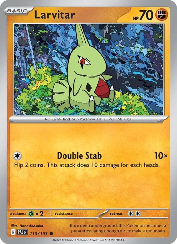 Larvitar, Paldea Evolved 110/193