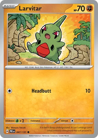 Larvitar, Prismatic Evolutions 047/131