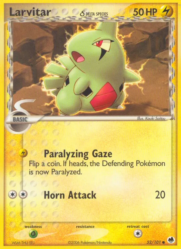 Larvitar δ, Dragon Frontiers 052/101
