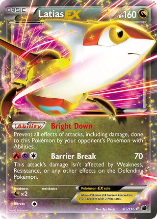 Latias-EX, WC Deck 2014 (Plasma Power) 085/116