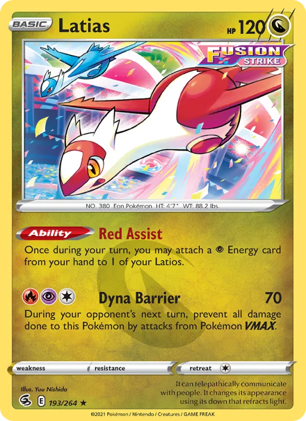 Latias, Fusion Strike 193/264